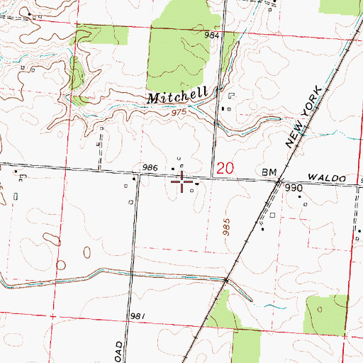 Topographic Map of School Number 7 (historical), OH