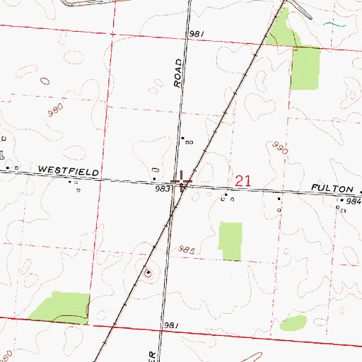 Topographic Map of School Number 6 (historical), OH