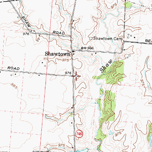 Topographic Map of School Number 2 (historical), OH