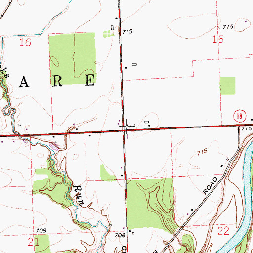 Topographic Map of School Number 5 (historical), OH