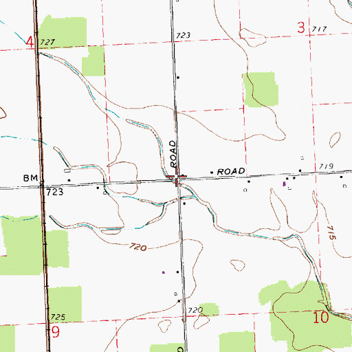 Topographic Map of School Number 2 (historical), OH