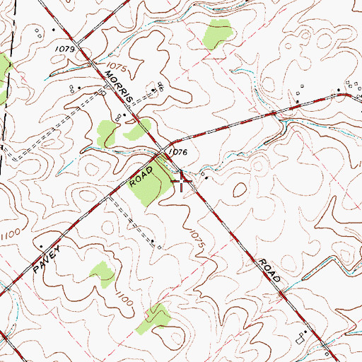 Topographic Map of Brimstone School (historical), OH