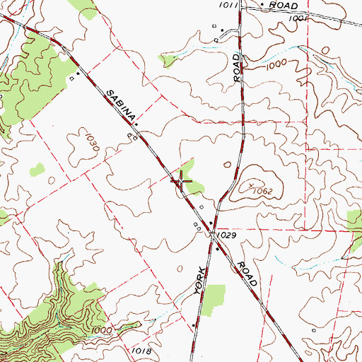 Topographic Map of Smithville School (historical), OH