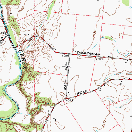Topographic Map of Pikes Peak School (historical), OH