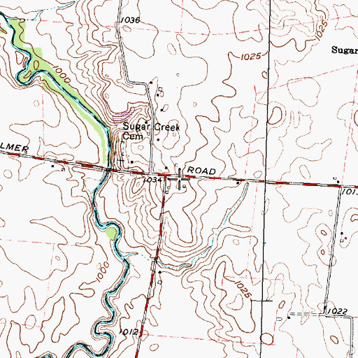 Topographic Map of School Number 19 (historical), OH