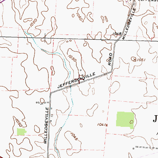 Topographic Map of Grandview School (historical), OH