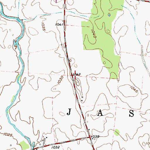 Topographic Map of Plymouth School (historical), OH