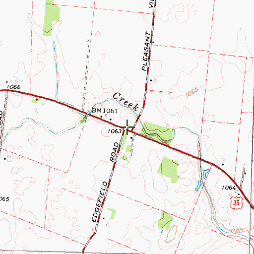 Topographic Map of Maple Grove School (historical), OH