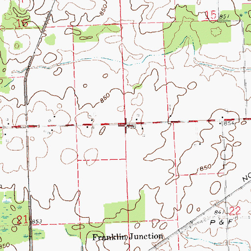 Topographic Map of Lippy School (historical), OH