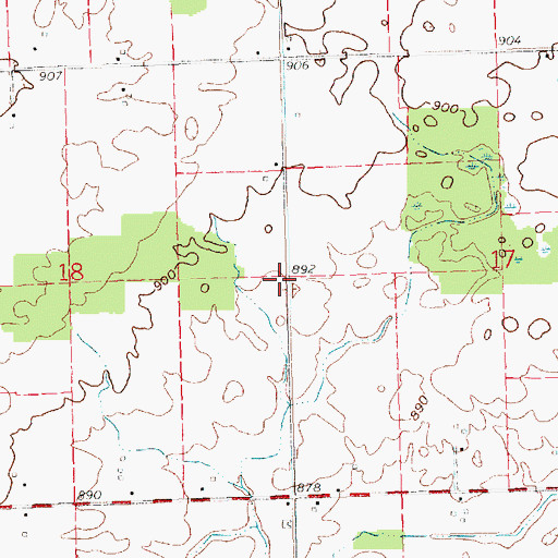 Topographic Map of Walkup School (historical), OH