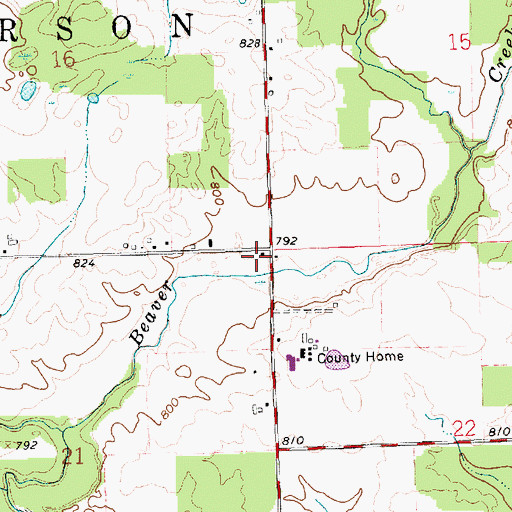 Topographic Map of School Number 5 (historical), OH