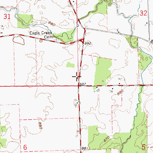 Topographic Map of School Number 10 (historical), OH