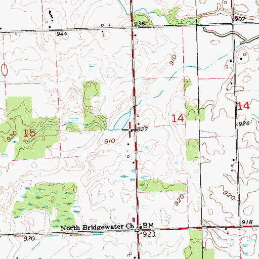 Topographic Map of School Number 2 (historical), OH
