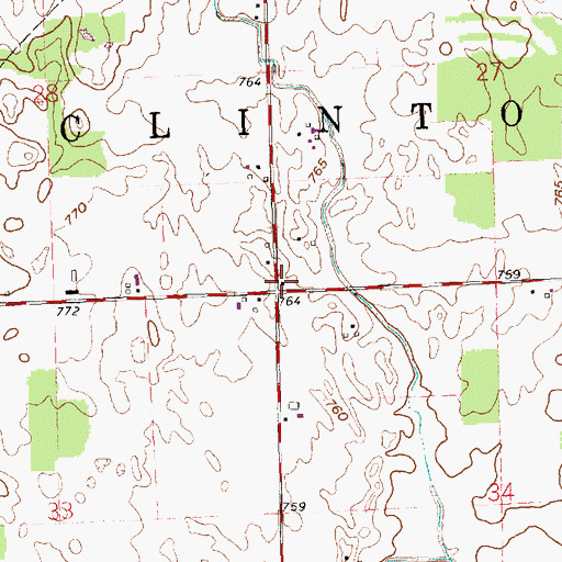 Topographic Map of School Number 5 (historical), OH