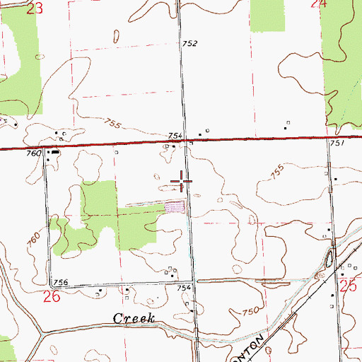 Topographic Map of Ireland School (historical), OH