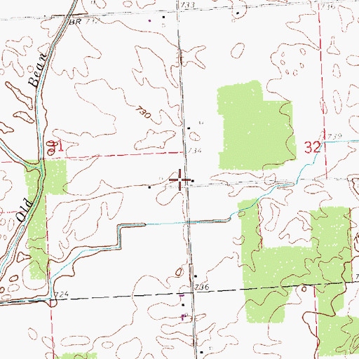 Topographic Map of Patterson School (historical), OH
