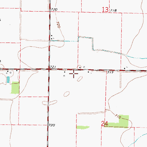 Topographic Map of Finnigan School (historical), OH