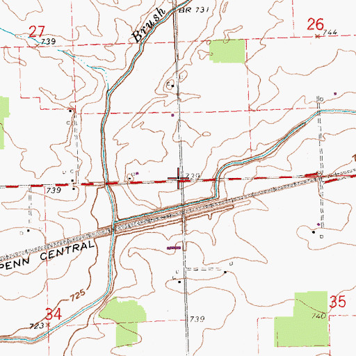 Topographic Map of School Number 10 (historical), OH