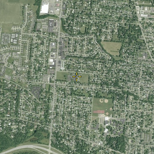 Aerial/Satellite Image of John Clem Elementary School, OH