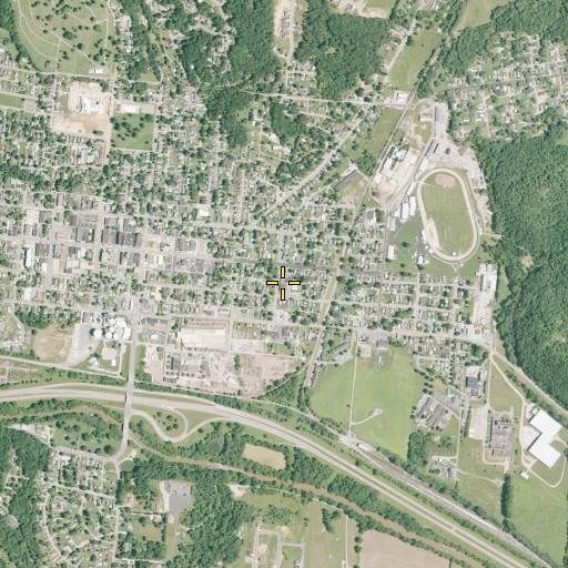 Aerial/Satellite Image of East Elementary School, OH