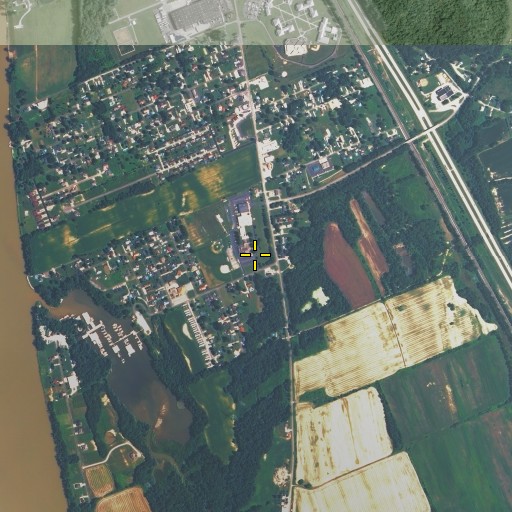 Aerial/Satellite Image of Green Elementary School, OH