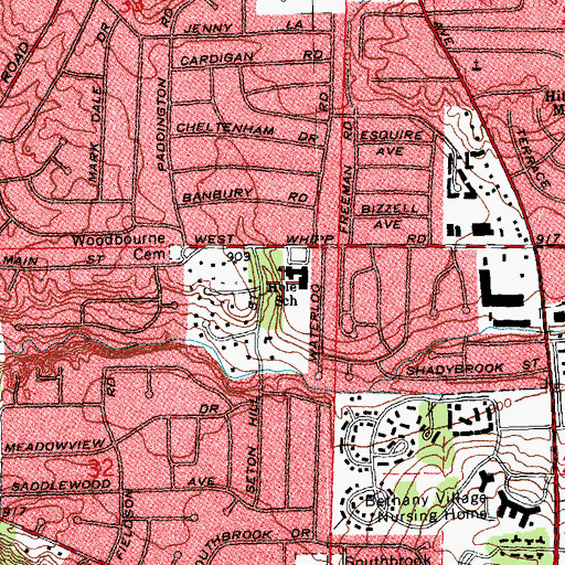 Topographic Map of Doctor John Hole Elementary School, OH