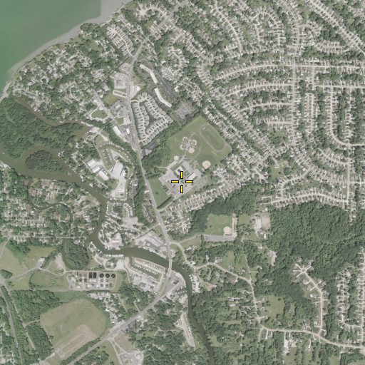 Aerial/Satellite Image of Jefferson Elementary School, OH