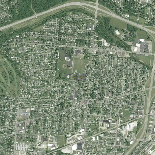 Aerial/Satellite Image of McGuffey Elementary School, OH