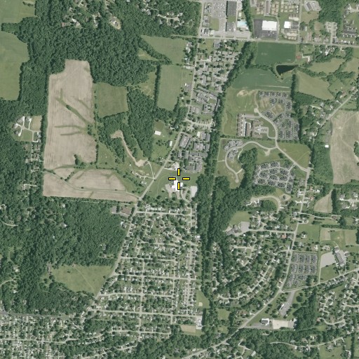 Aerial/Satellite Image of Medill Elementary School, OH