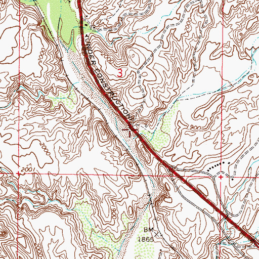 Topographic Map of San Domingo Wash, AZ
