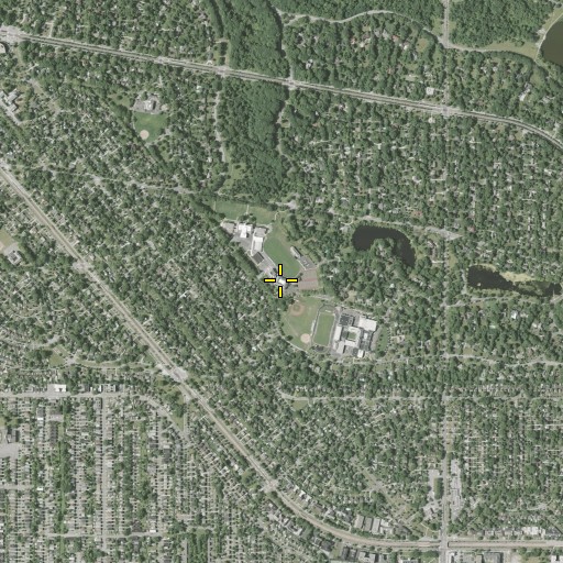Aerial/Satellite Image of Onaway Elementary School, OH