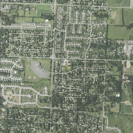 Aerial/Satellite Image of Plain Center Elementary School, OH