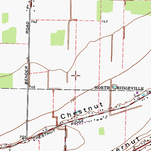 Topographic Map of Ternes Field (historical), OH
