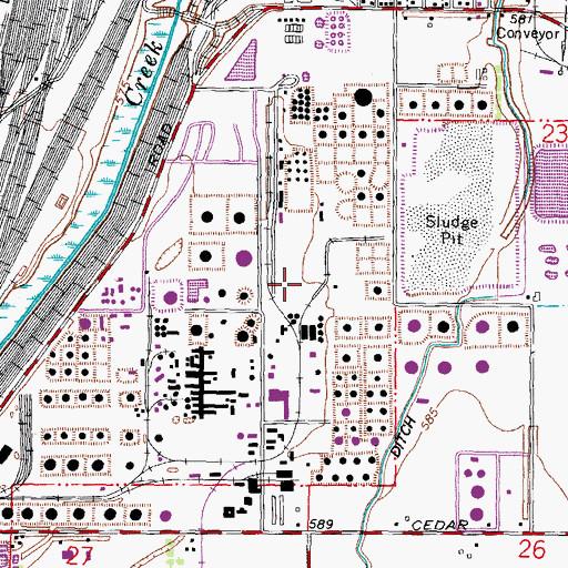 Topographic Map of Sohio Heliport, OH