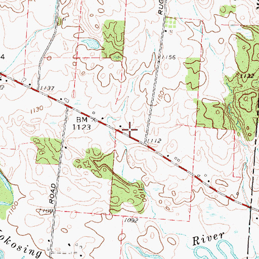 Topographic Map of Fairfield School (historical), OH