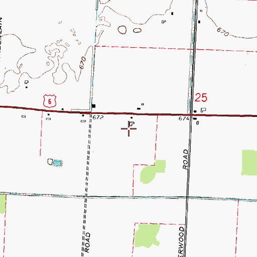 Topographic Map of Aring Field, OH