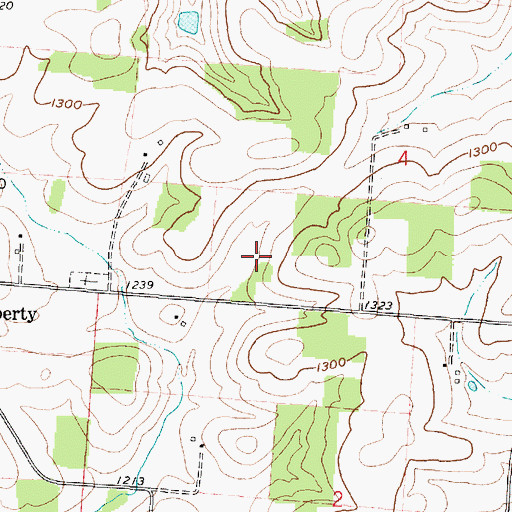 Topographic Map of Hawk's Nest Airport, OH