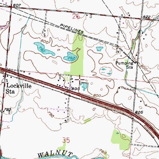 Topographic Map of Anderson Airport (historical), OH