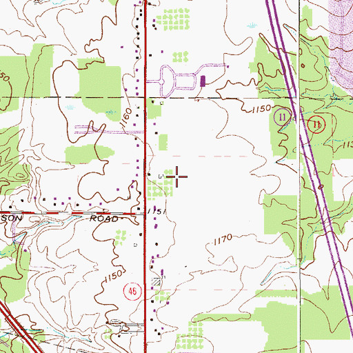 Topographic Map of Brocker Field, OH