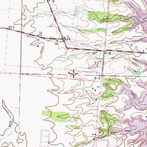 Topographic Map of Fly-A-Way Farm Airport, OH