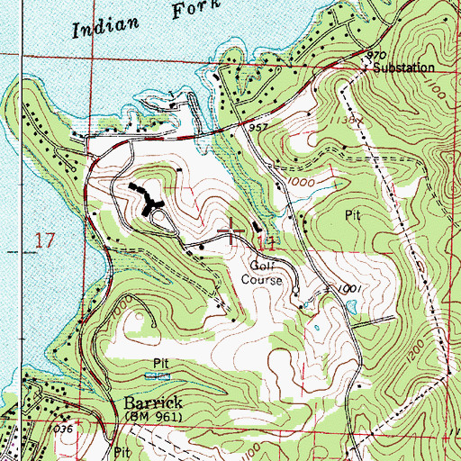 Topographic Map of Atwood Lodge Heliport, OH