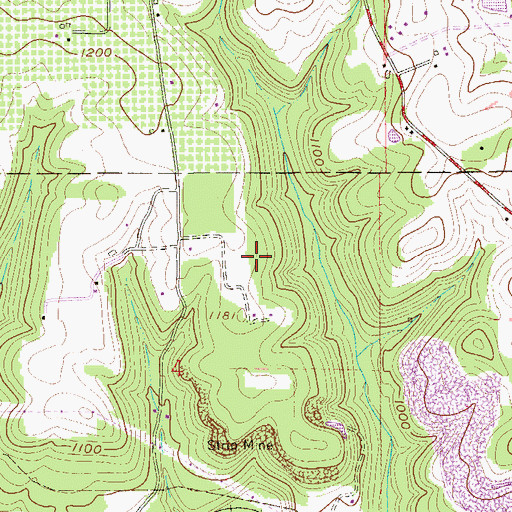 Topographic Map of Fox Run Airport (historical), OH