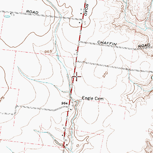 Topographic Map of Double J Airport (historical), OH