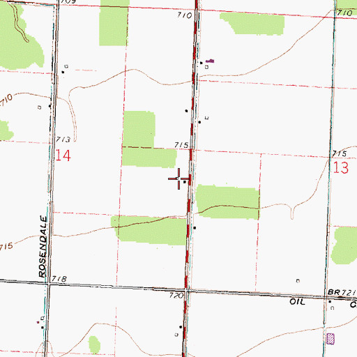 Topographic Map of Mc Ardle Airport, OH