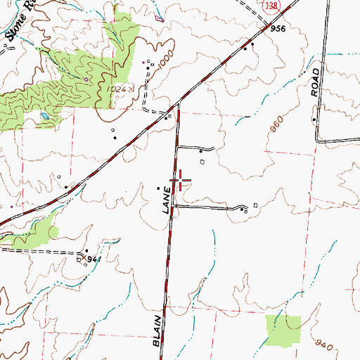 Topographic Map of Ross Field, OH