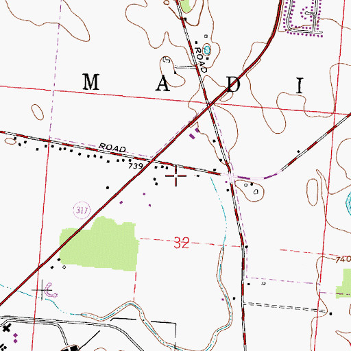 Topographic Map of Comprix Heliport, OH
