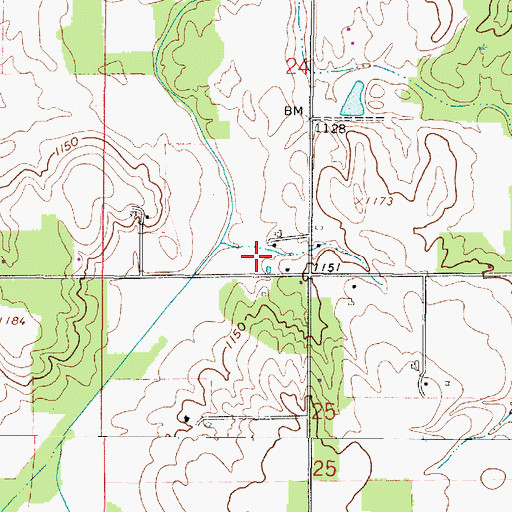 Topographic Map of Stoltzfus Airfield, OH