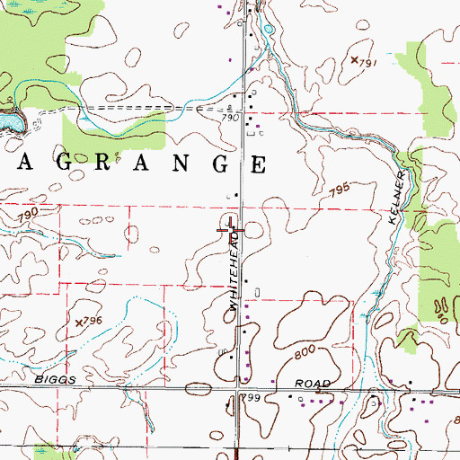 Topographic Map of Jer-Mar Airpark, OH