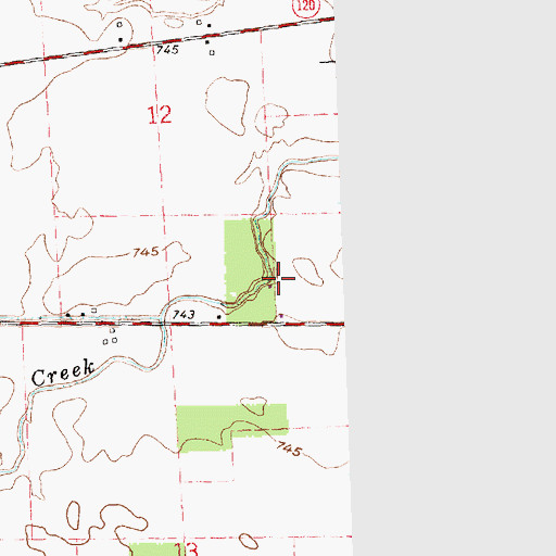 Topographic Map of Newbury Airport, OH