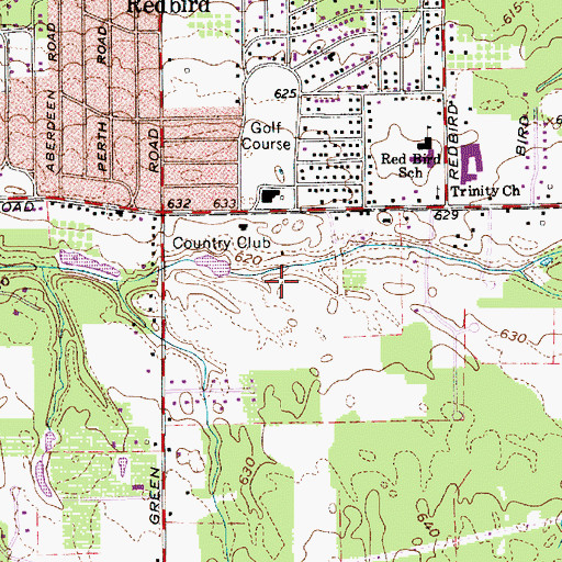 Topographic Map of JTV Heliport, OH